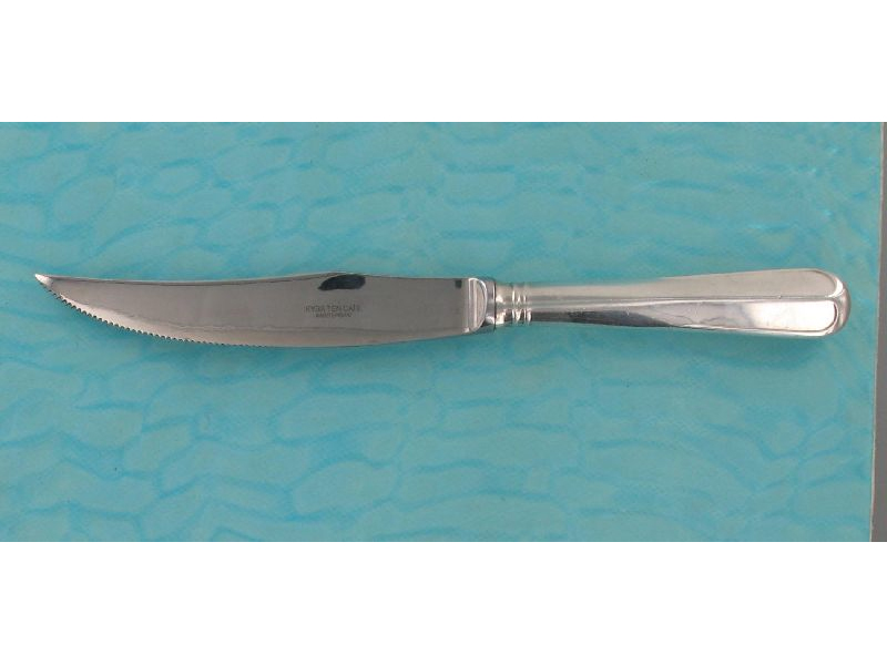 6 silverplated dessert knives Original condition. - 6 silverplated dessert knives Original condition.